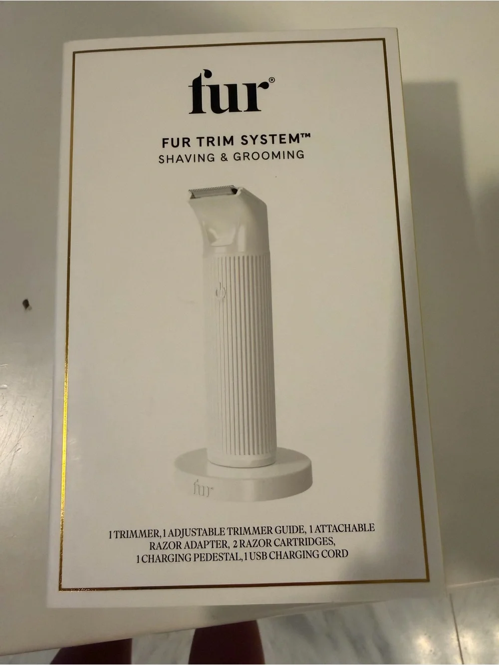 Trim System Rechargeable Body Trimmer – White